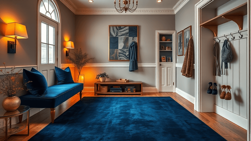 Midnight Velvet Entryway: Cozy 2026 Makeover Trend