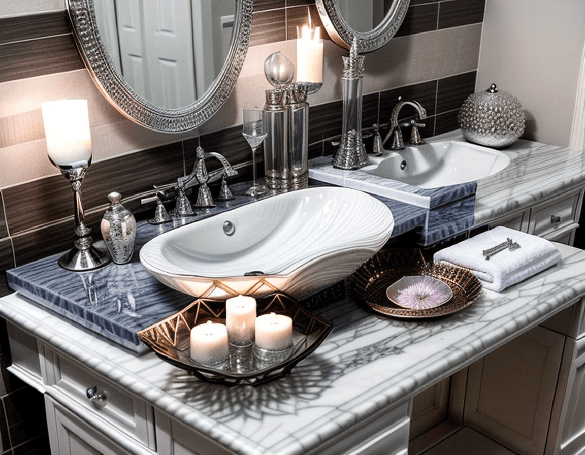 From Cluttered to Calm: Japandi Vanity Counter Organization Makeover