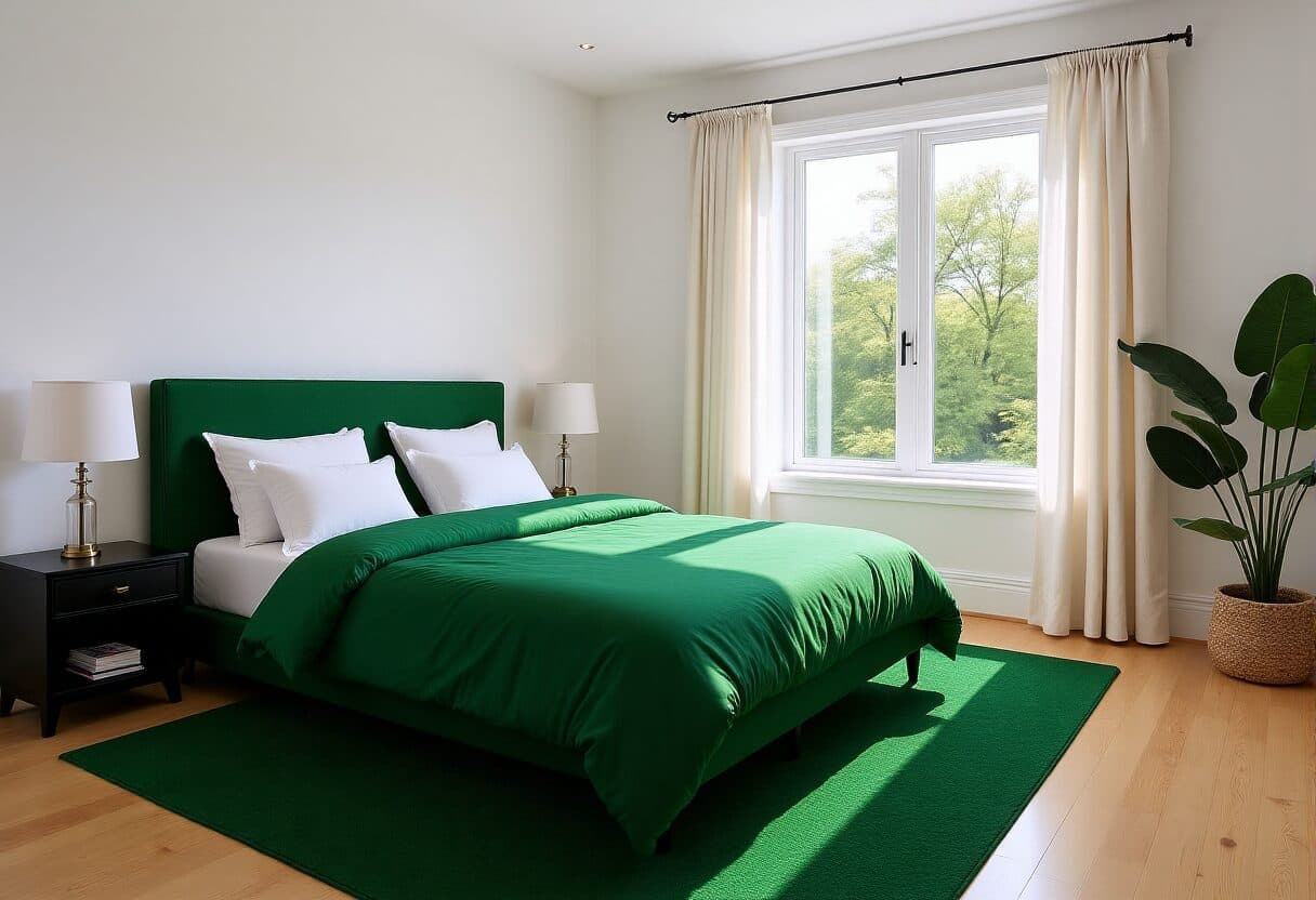 Modern bedroom — AI interior design transformation by NeatPilot