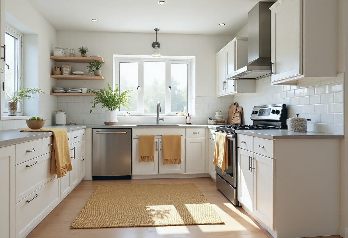 Scandinavian kitchen — AI interior design transformation by NeatPilot