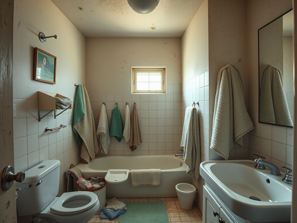 Bathroom before transformation