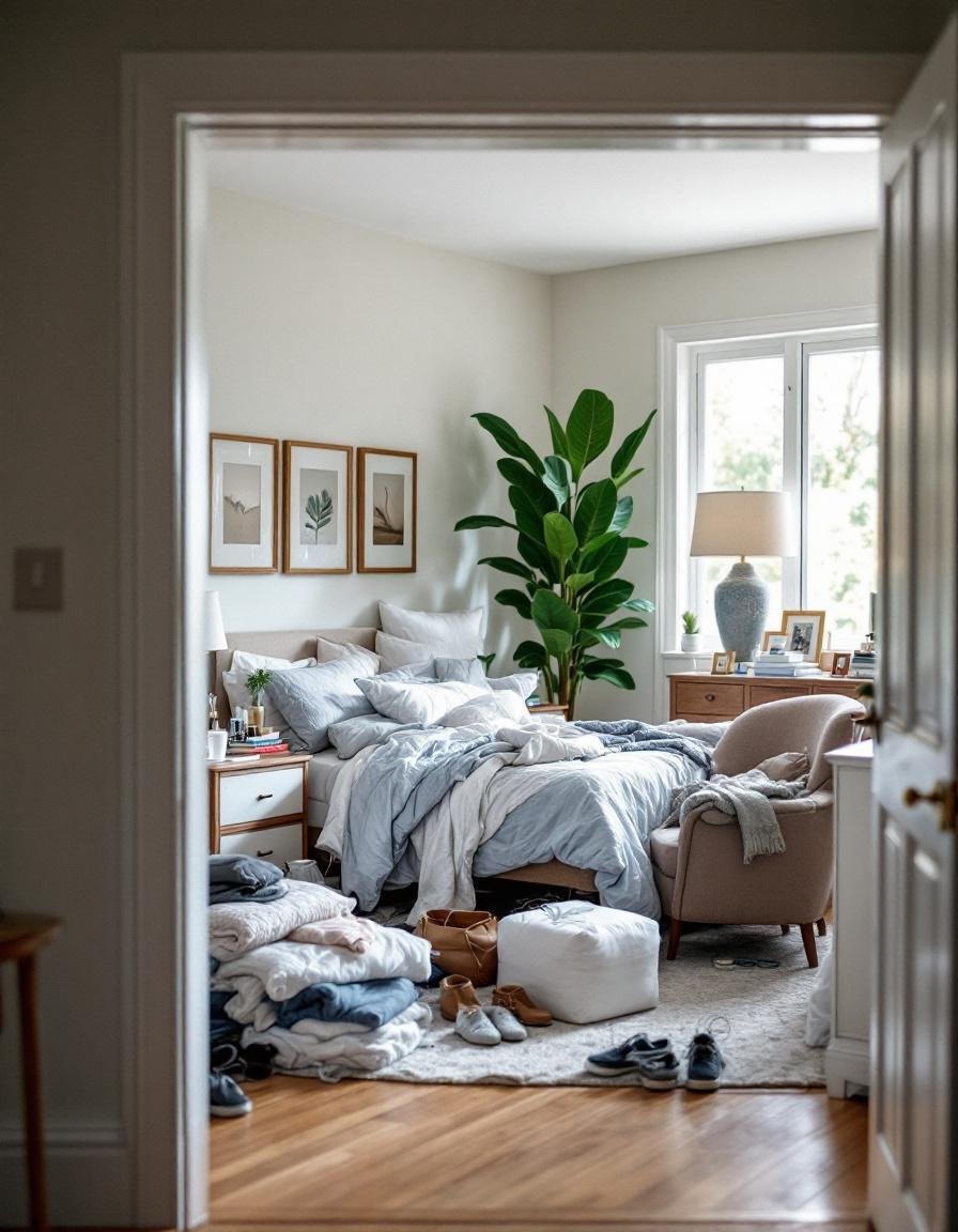 Before: Bedroom Scandinavian Makeover